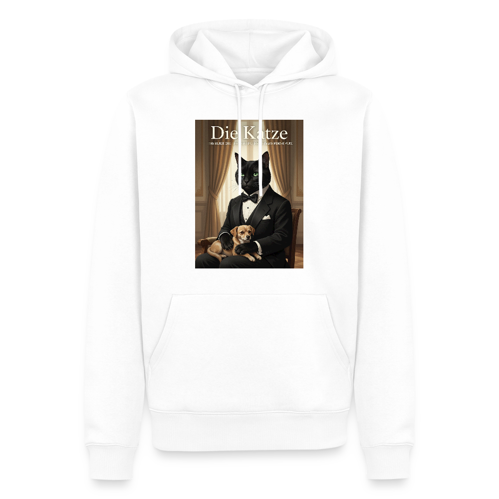 Die Katze – Krümel regelt das | Männer Premium Hoodie - Weiß