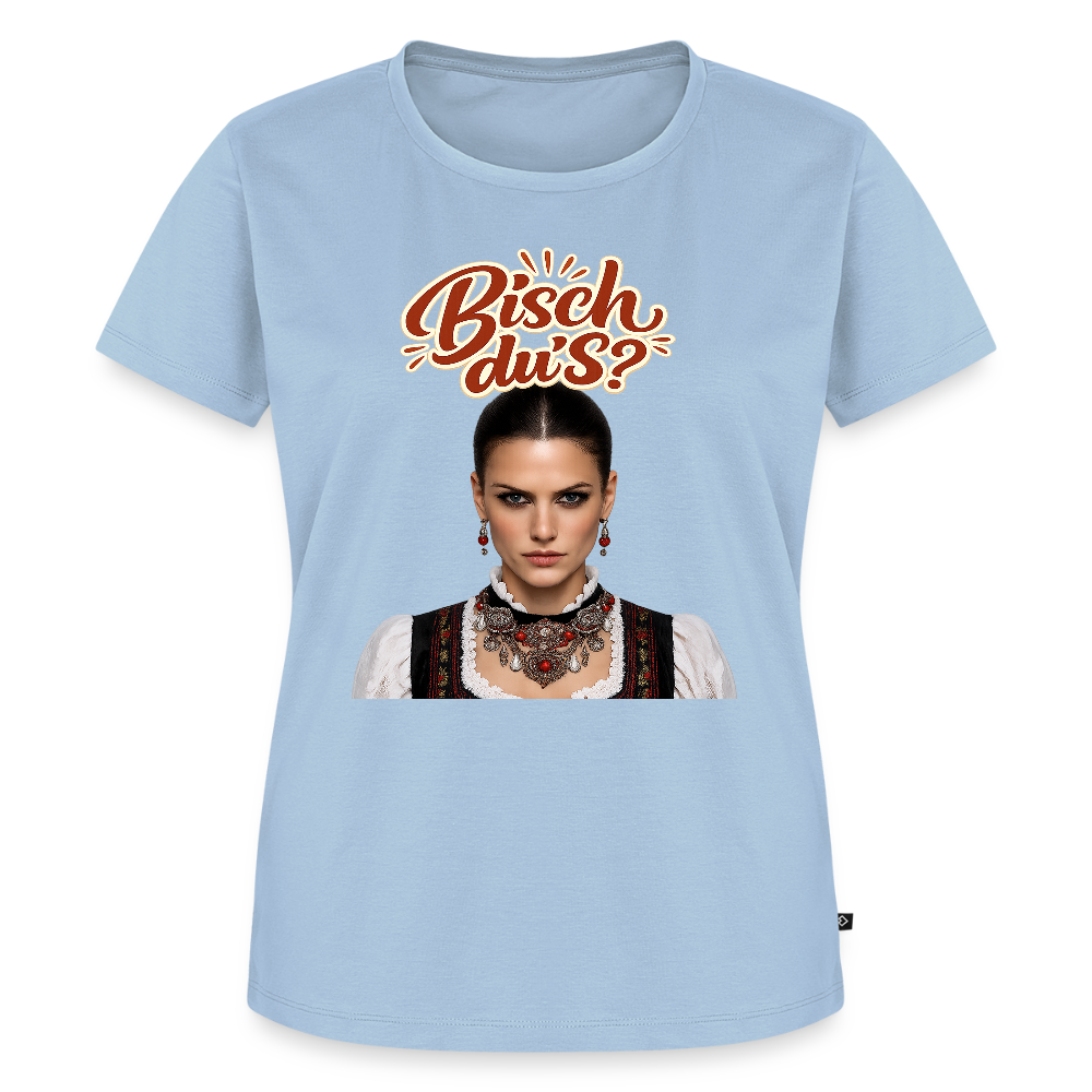 Schwarzwaldstolz – Sie weiß, wer sie isch | Frauen Premium T-Shirt - Hellblau