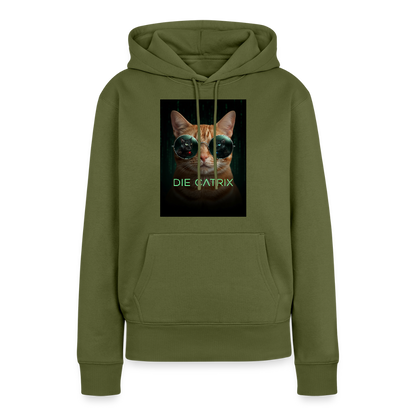 Die Catrix – Krümel erwacht | Frauen Premium Hoodie - Khaki
