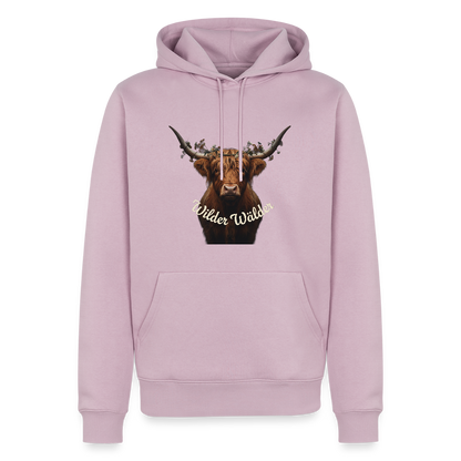 Wilder Wälder – Schwarzwald Highland Rind | Männer Premium Hoodie - Altrosa