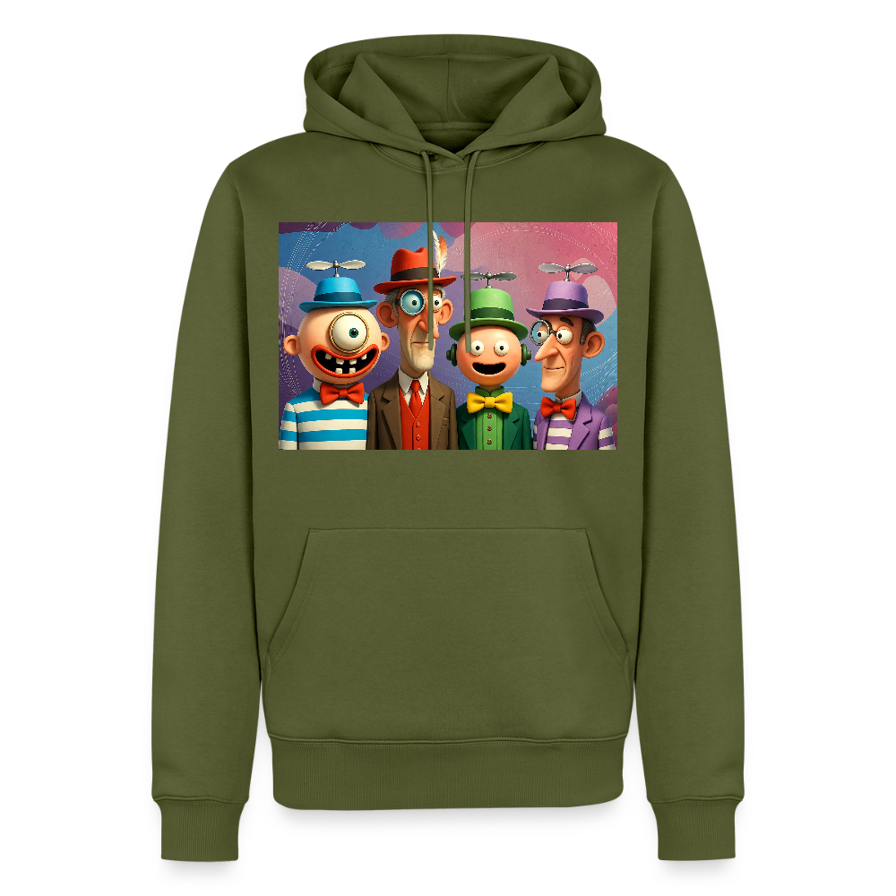 Gedankenkreise auf Hochtouren | Männer Premium Hoodie - Khaki