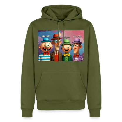 Gedankenkreise auf Hochtouren | Männer Premium Hoodie - Khaki