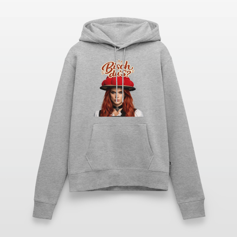 Bisch du’s? – Schwarzwaldmädel | Frauen Premium Hoodie - Grau meliert