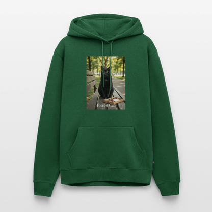 Forrest Cat – Krümel wartet | Männer Premium Hoodie - Flaschengrün