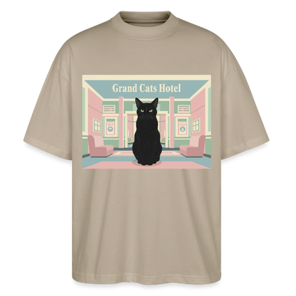 Grand Hotel Krümel | Stanley/Stella Oversized Unisex Bio T-Shirt Blaster - Steingrau