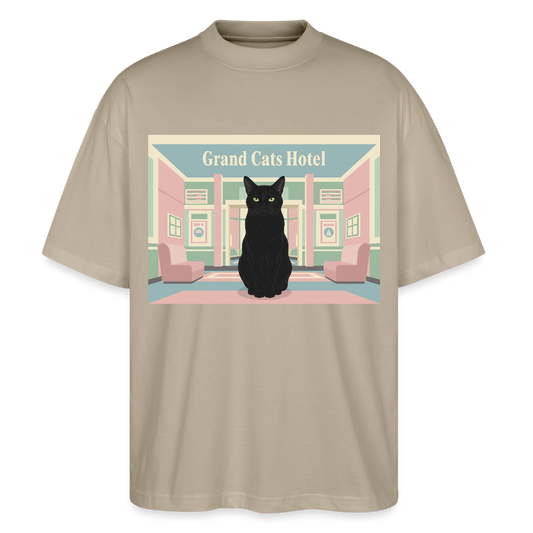 Grand Hotel Krümel | Stanley/Stella Oversized Unisex Bio T-Shirt Blaster - Steingrau