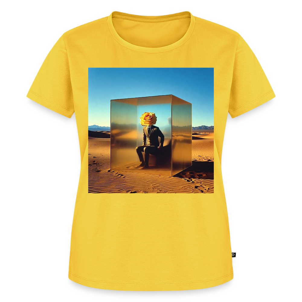 Gefühle unter Glas | Frauen Premium T-Shirt - Gelb