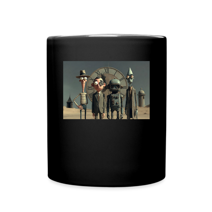 Pünktlich zu spät – Die seltsame Gesellschaft | Tasse einfarbig - Schwarz