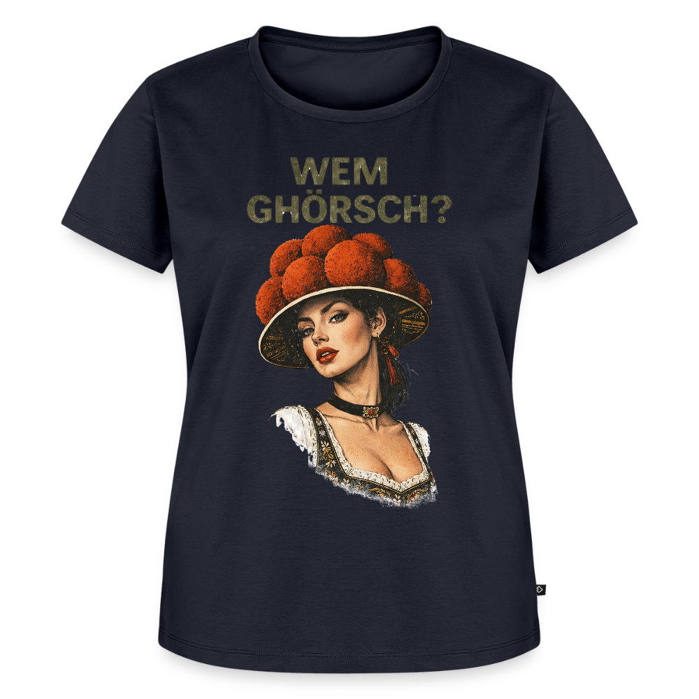 Wem ghörsch? – Schwarzwald Edition | Frauen Premium T-Shirt - Navy
