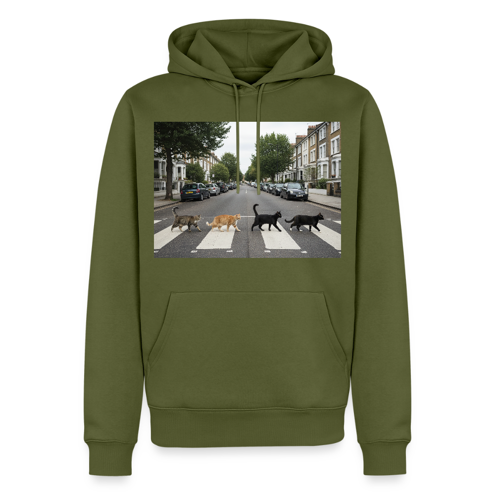 The Purrfect Crossing – Wir waren vor der Band da | Männer Premium Hoodie - Khaki