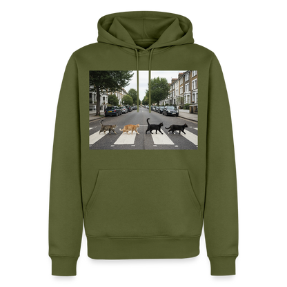 The Purrfect Crossing – Wir waren vor der Band da | Männer Premium Hoodie - Khaki