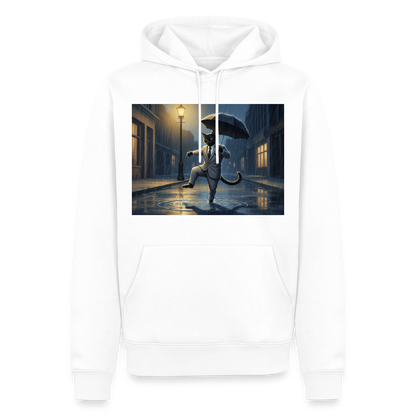 Krümel tanzt im Regen | Männer Premium Hoodie - Weiß