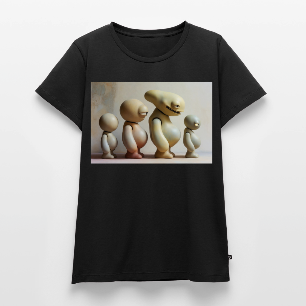 So wachsen wir also | Frauen Premium T-Shirt - Schwarz