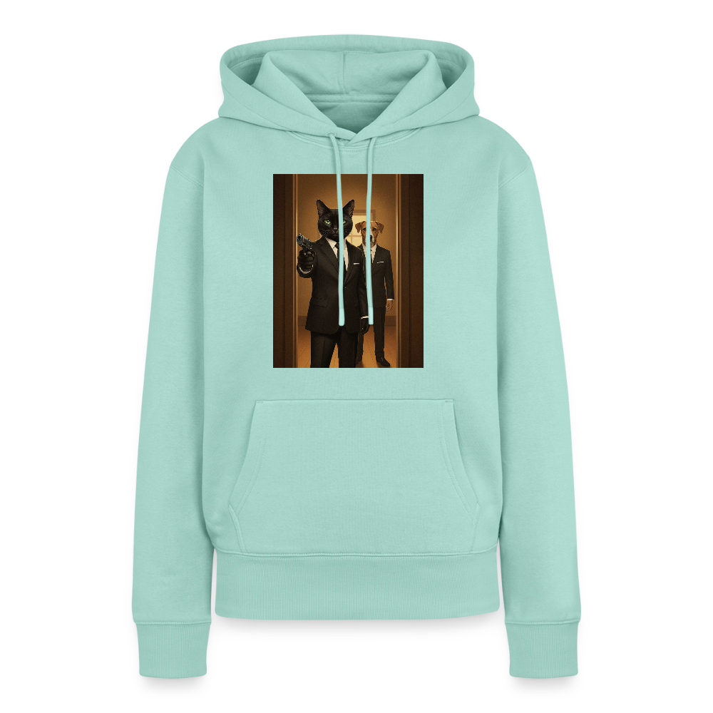 Krümel – Say Meow Again | Frauen Premium Hoodie - Mint 