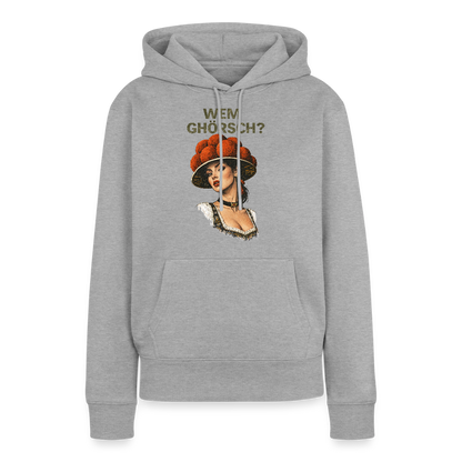 Wem ghörsch? – Schwarzwald Edition | Frauen Premium Hoodie - Grau meliert