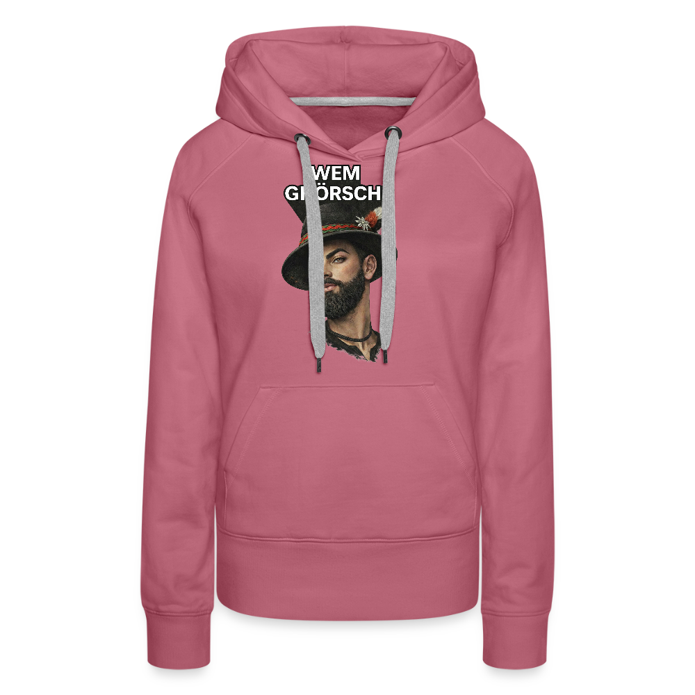 Wem ghörsch? – Alemannische Klärung | Frauen Premium Hoodie - Malve