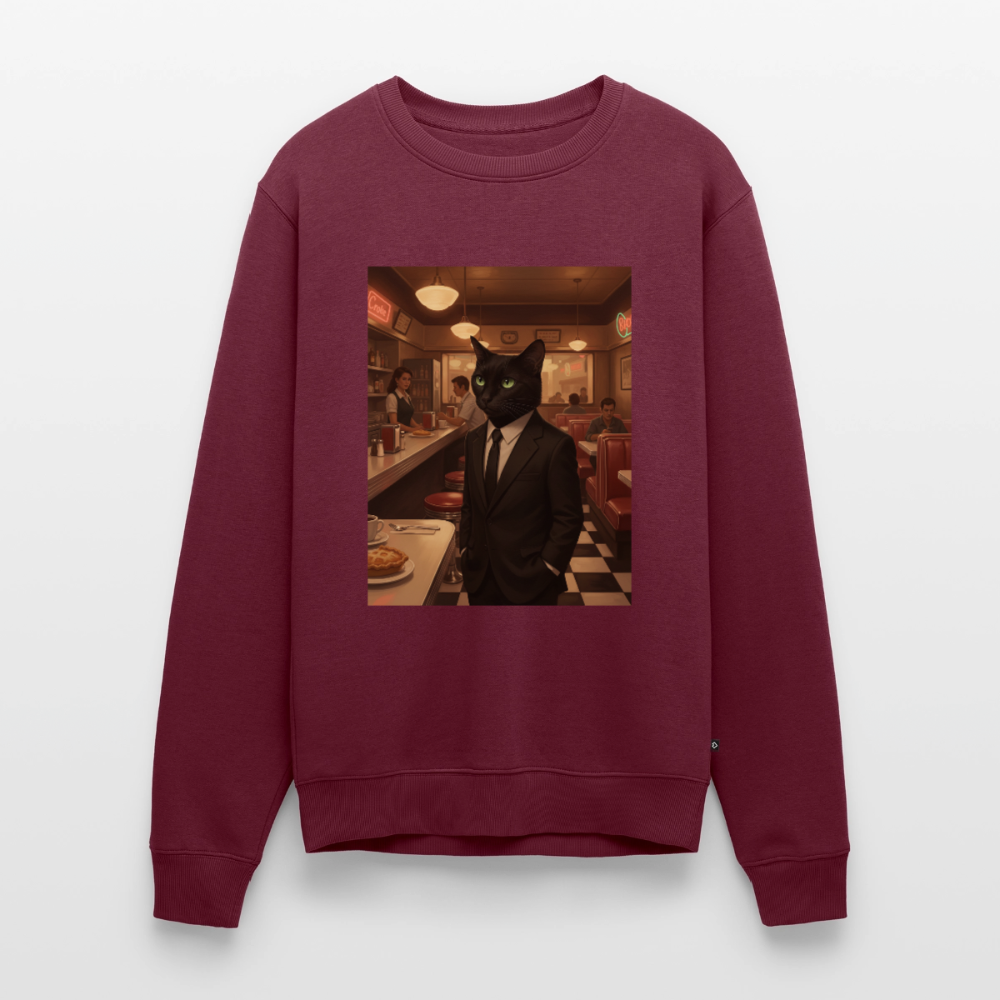 Krümel – Royale mit Pfote |  Männer Premium Pullover - Burgunderrot