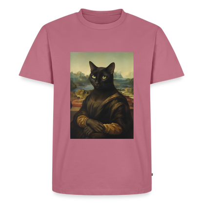 Mona Lisa… aber es ist eine Katze | Männer Premium T-Shirt - Mauve