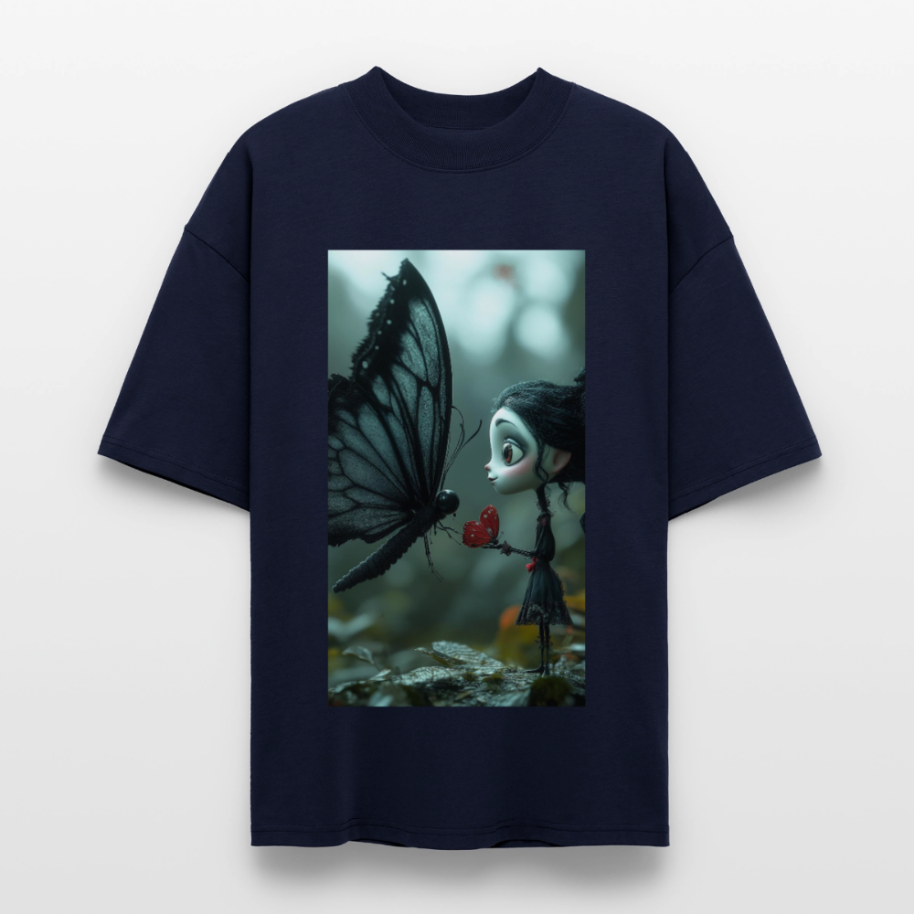 Mut für einen Moment | Stanley/Stella Oversized Unisex Bio T-Shirt Blaster - Navy