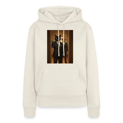 Krümel – Say Meow Again | Frauen Premium Hoodie - Naturweiß