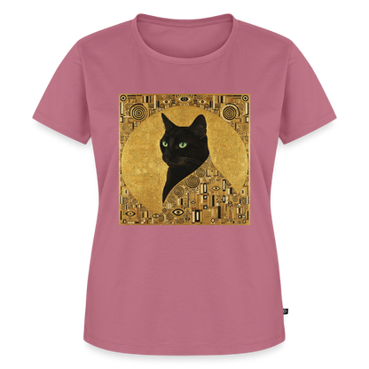 Adele… aber sie schnurrt – Goldene Katze à la Klimt | Frauen Premium T-Shirt - Mauve