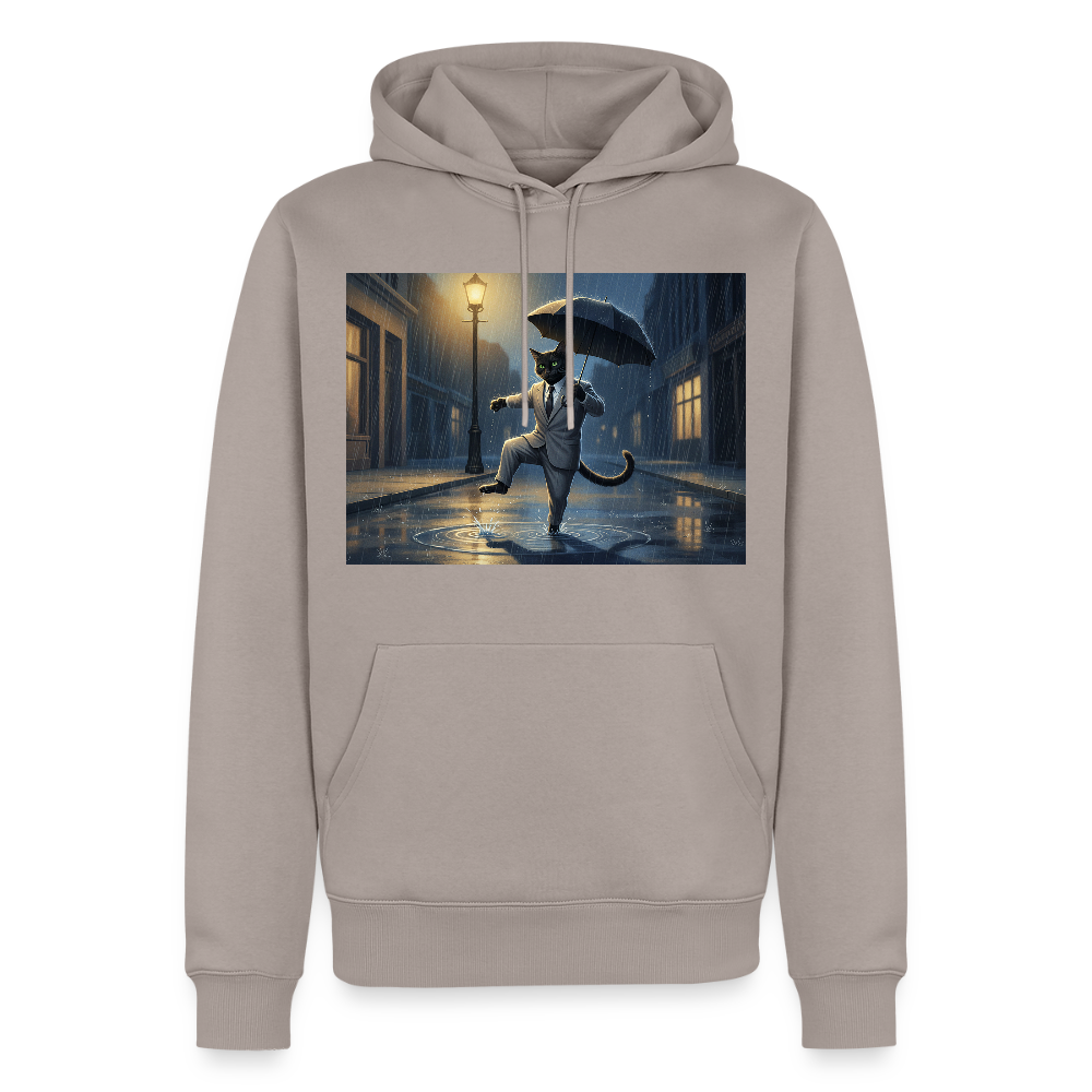 Krümel tanzt im Regen | Männer Premium Hoodie - Taupe