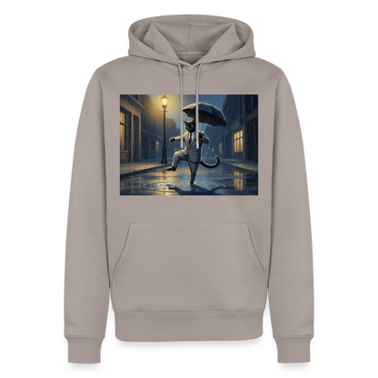 Krümel tanzt im Regen | Männer Premium Hoodie - Taupe