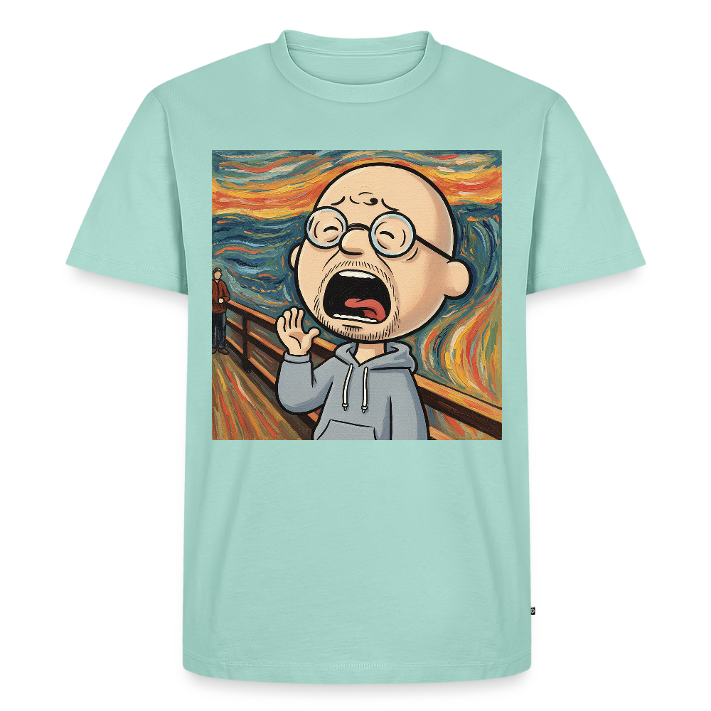 Der Schrei… aber heute bin ich dran | Männer Premium T-Shirt - Mint 