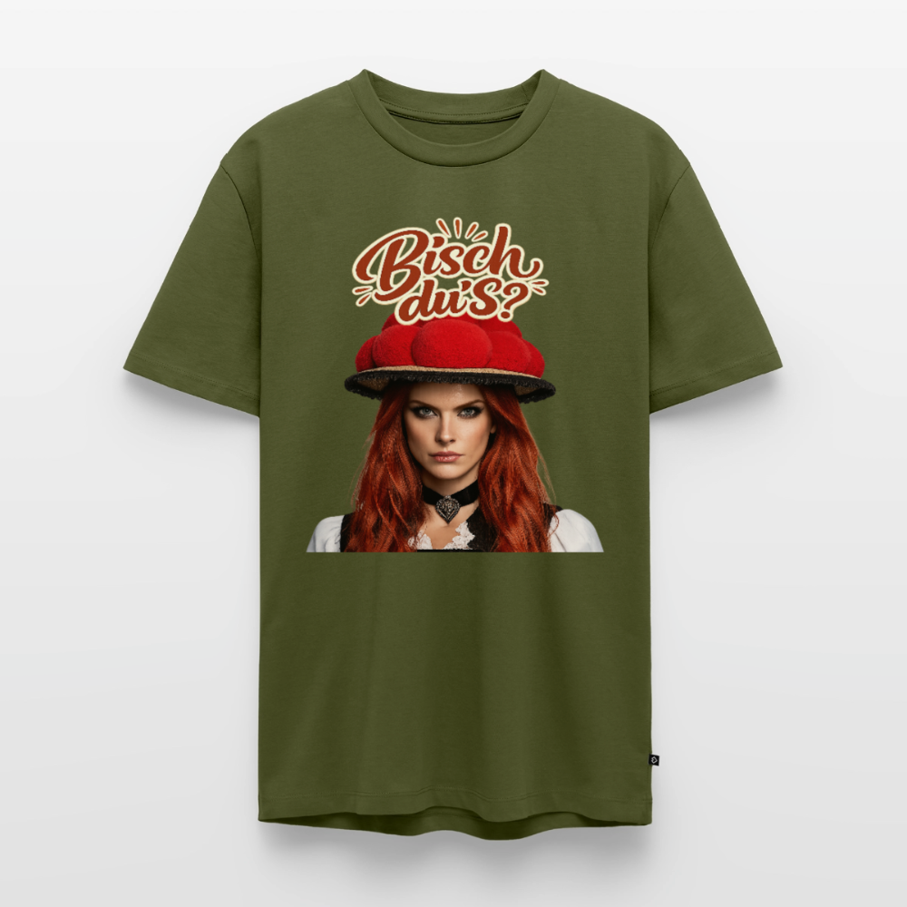 Bisch du’s? – Schwarzwaldmädel | Männer Premium T-Shirt - Khaki