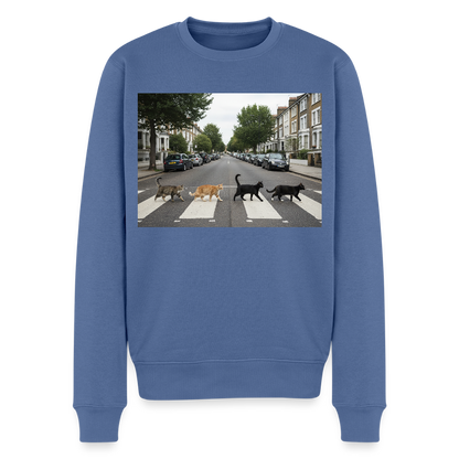 The Purrfect Crossing – Wir waren vor der Band da |  Männer Premium Pullover - Taubenblau