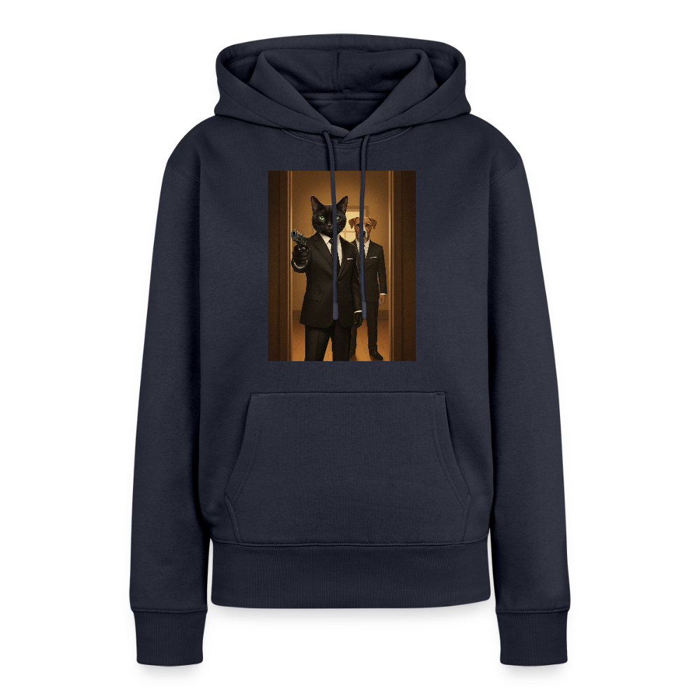 Krümel – Say Meow Again | Frauen Premium Hoodie - Navy