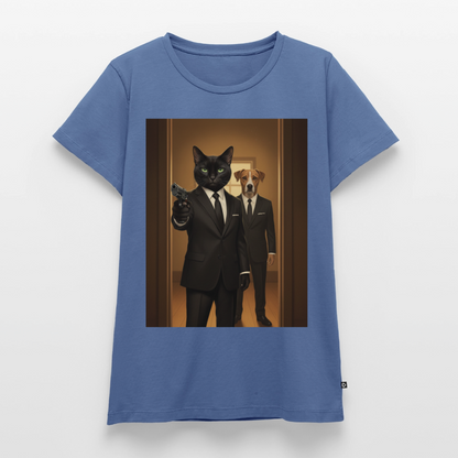 Krümel – Say Meow Again | Frauen Premium T-Shirt - Taubenblau