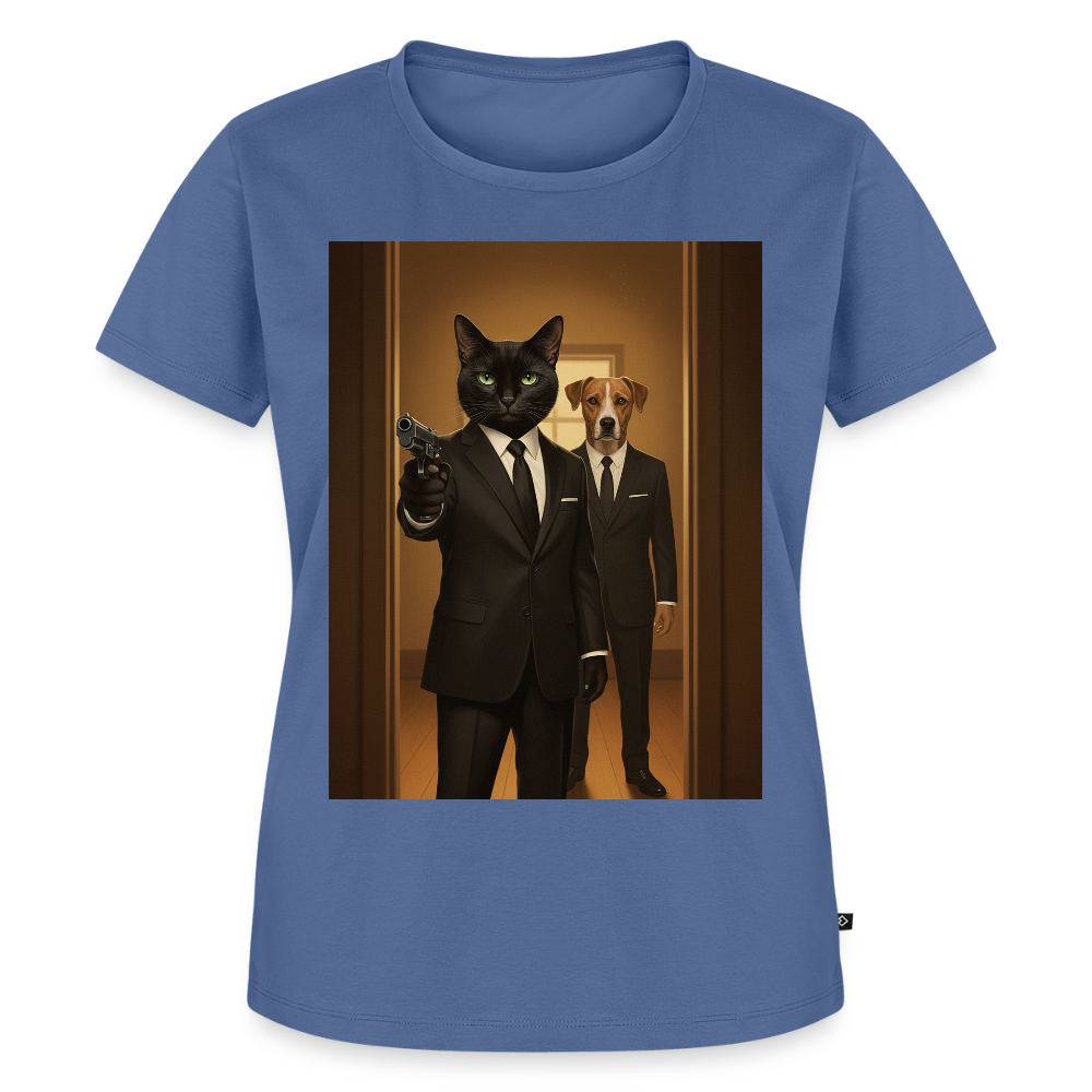 Krümel – Say Meow Again | Frauen Premium T-Shirt - Taubenblau
