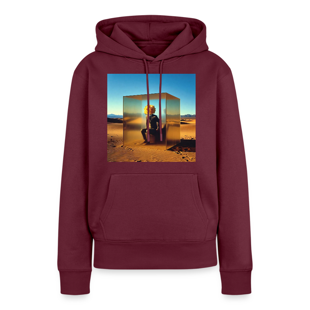 Gefühle unter Glas | Frauen Premium Hoodie - Burgunderrot