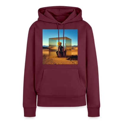 Gefühle unter Glas | Frauen Premium Hoodie - Burgunderrot