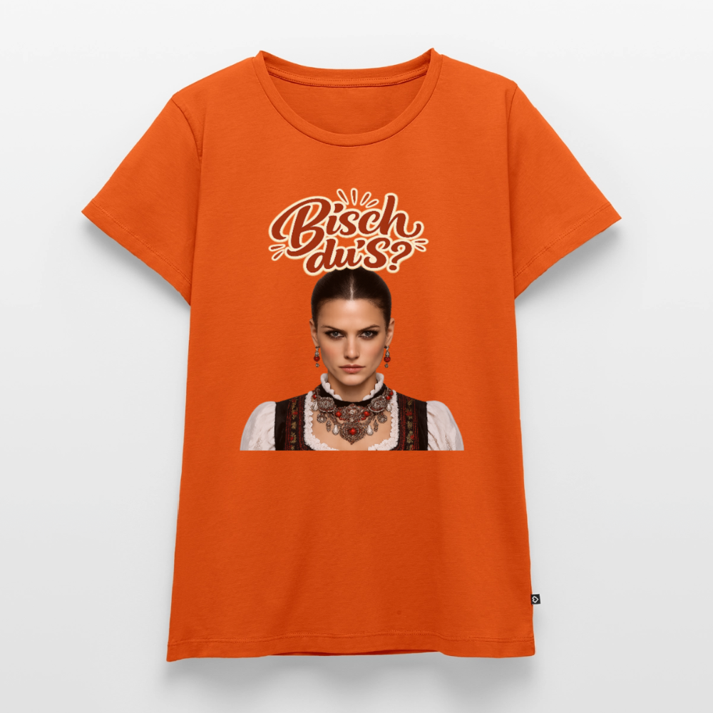 Schwarzwaldstolz – Sie weiß, wer sie isch | Frauen Premium T-Shirt - Orange 