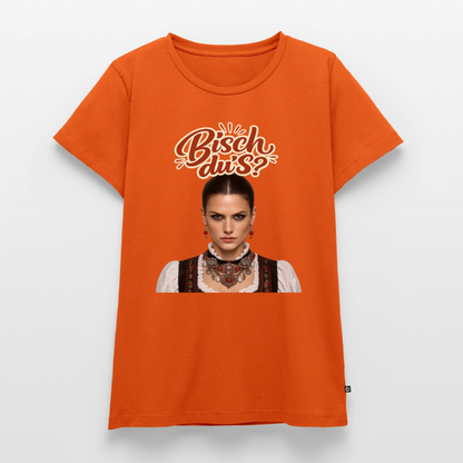 Schwarzwaldstolz – Sie weiß, wer sie isch | Frauen Premium T-Shirt - Orange 