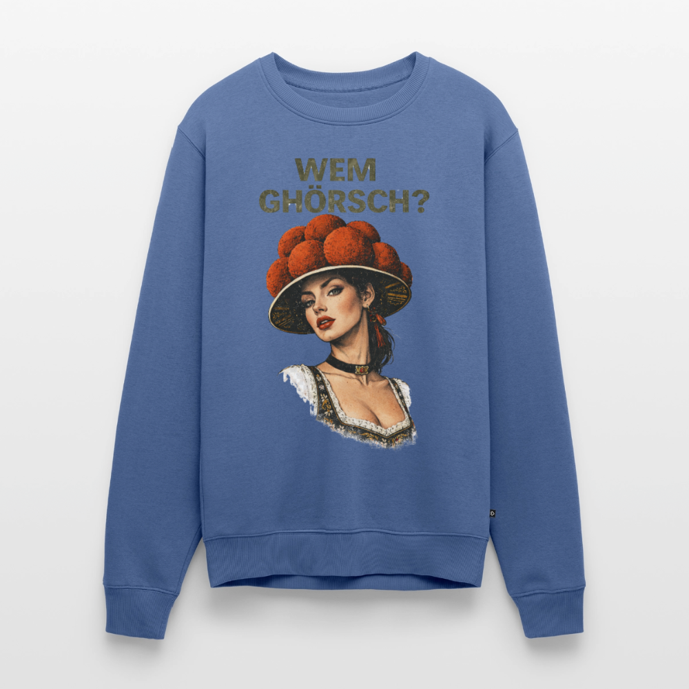 Wem ghörsch? – Schwarzwald Edition |  Männer Premium Pullover - Taubenblau