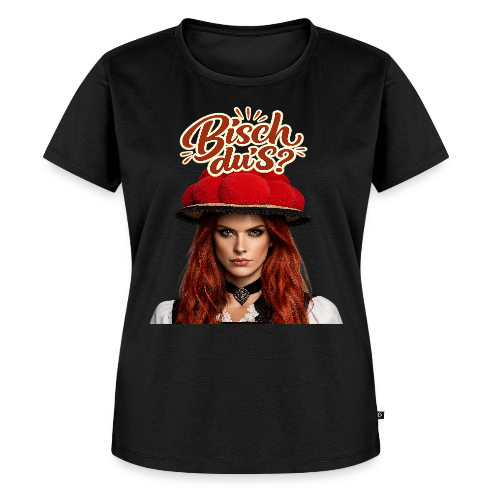 Bisch du’s? – Schwarzwaldmädel | Frauen Premium T-Shirt - Schwarz