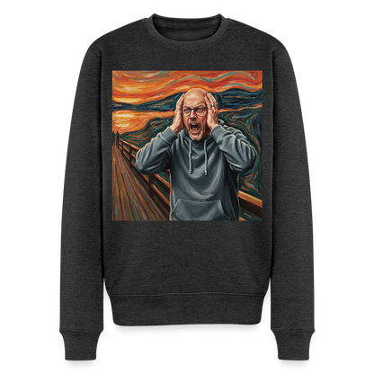 Der Schrei… wenn es wirklich reicht |  Männer Premium Pullover - Anthrazit meliert