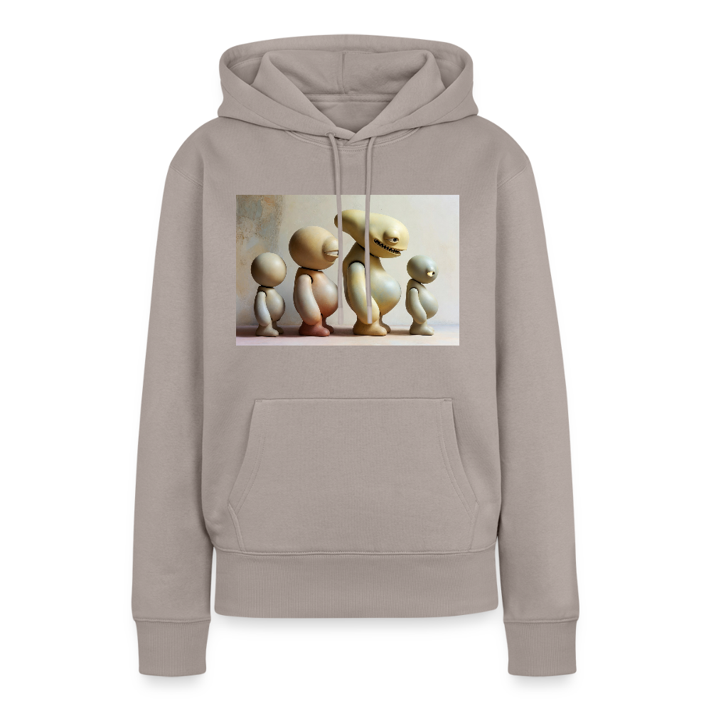 So wachsen wir also | Frauen Premium Hoodie - Taupe