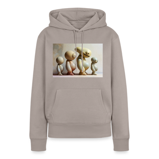 So wachsen wir also | Frauen Premium Hoodie - Taupe