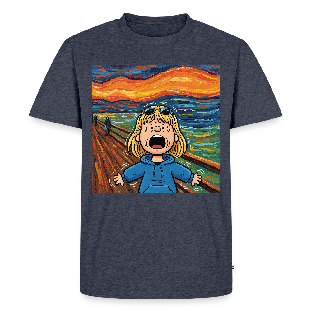 Der Schrei… manchmal bist du es selbst | Männer Premium T-Shirt - Jeansblau 