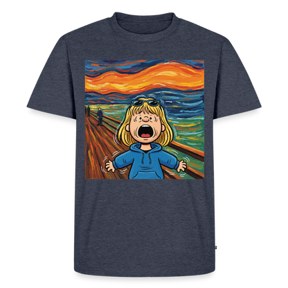 Der Schrei… manchmal bist du es selbst | Männer Premium T-Shirt - Jeansblau 