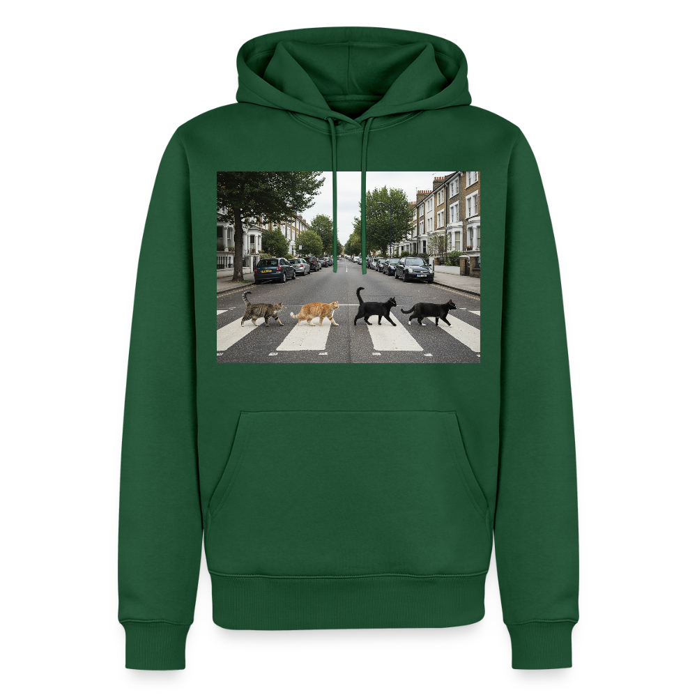 The Purrfect Crossing – Wir waren vor der Band da | Männer Premium Hoodie - Flaschengrün