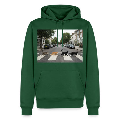 The Purrfect Crossing – Wir waren vor der Band da | Männer Premium Hoodie - Flaschengrün