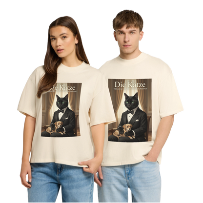 Die Katze – Krümel regelt das | Stanley/Stella Oversized Unisex Bio T-Shirt Blaster - Natur