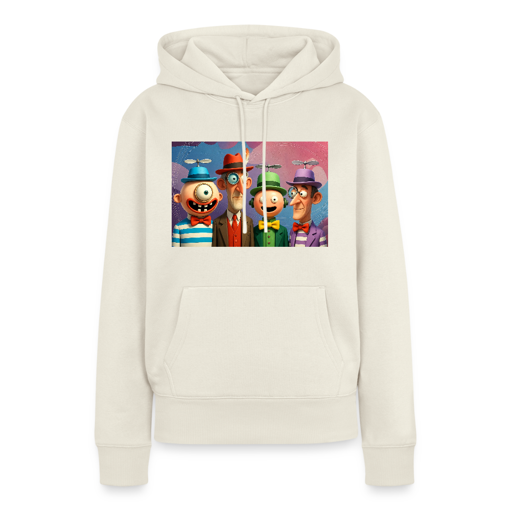 Gedankenkreise auf Hochtouren | Frauen Premium Hoodie - Naturweiß
