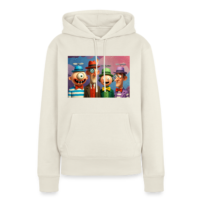Gedankenkreise auf Hochtouren | Frauen Premium Hoodie - Naturweiß