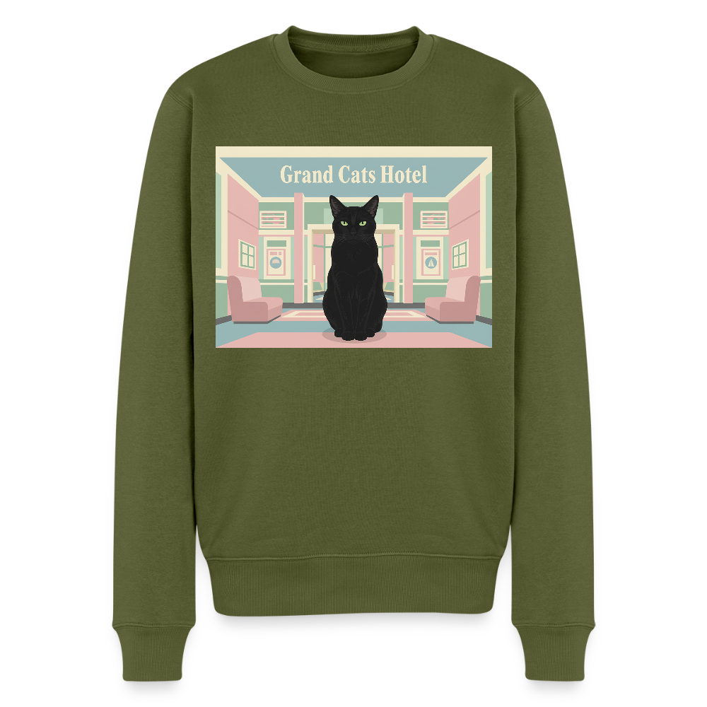 Grand Hotel Krümel |  Männer Premium Pullover - Khaki